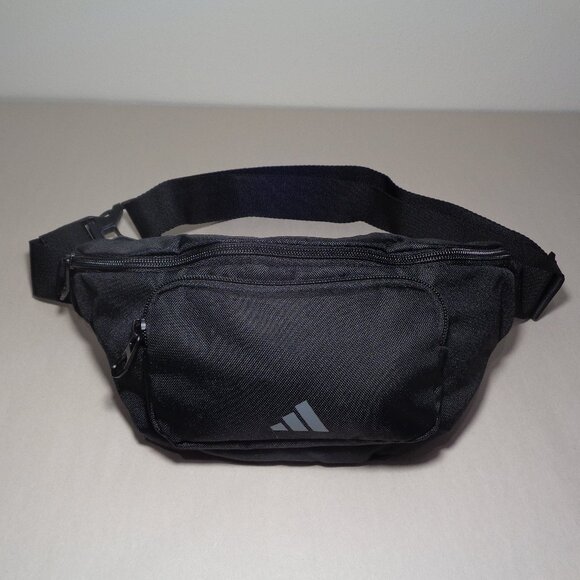 Adidas / WAIST PACK / Black / New Men's Belt - Crossbody - Fanny - Hip Bag